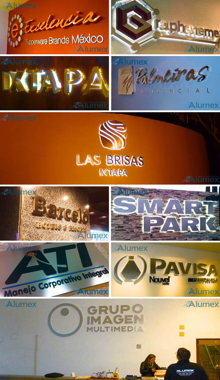 Letreros recepcion anucios luminosos repeciones pymes  corporativos letreros recepciones luminosos 3d anuncios para recepciones anuncios luminosos cajs de luz cajas 3d cmdx mexico - Anuncios Luminosos ALUMEX